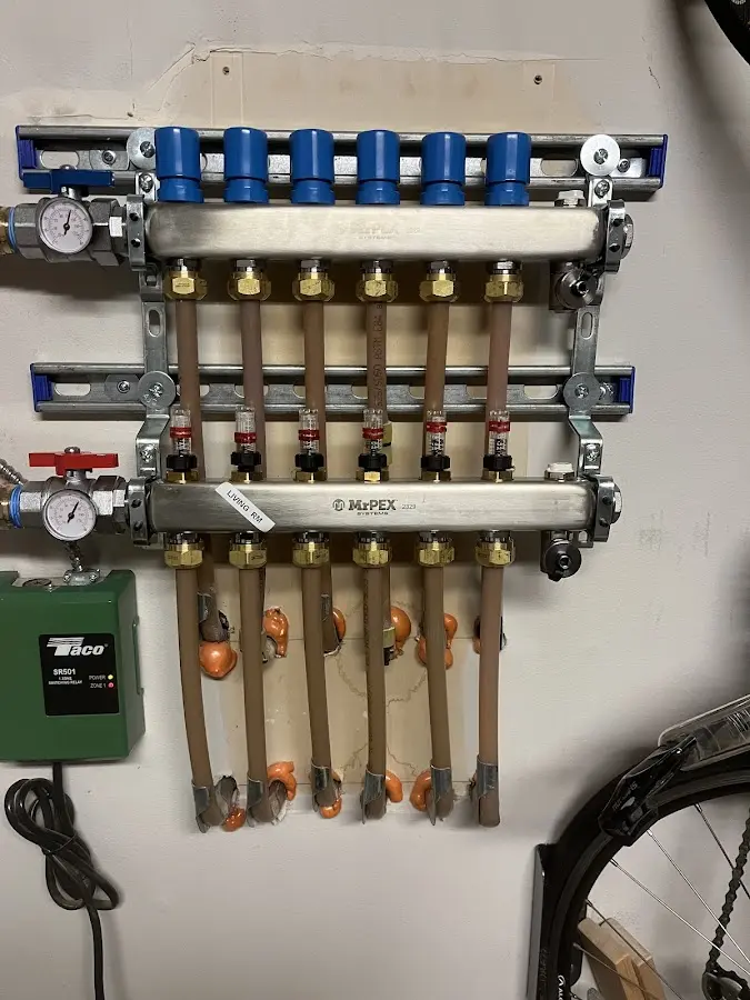 Plumber performing Leak Detection at a residential property in Weirton